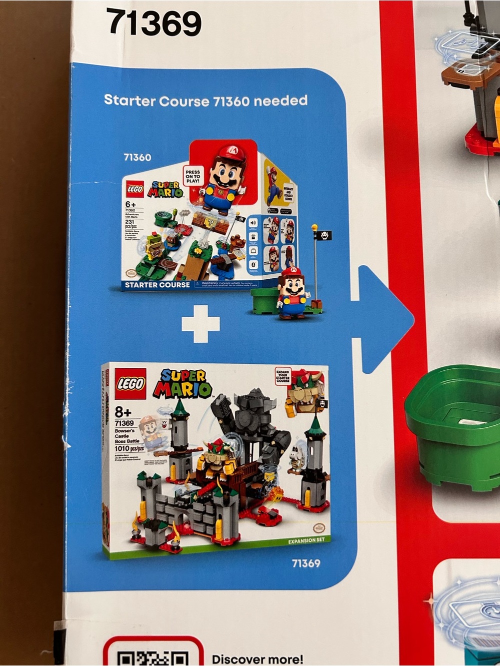 Lego ~ Bowser’s Castle Boss Battle Expansion Set 71369 *packs 1 + 2 missing* - Picture 2 of 10